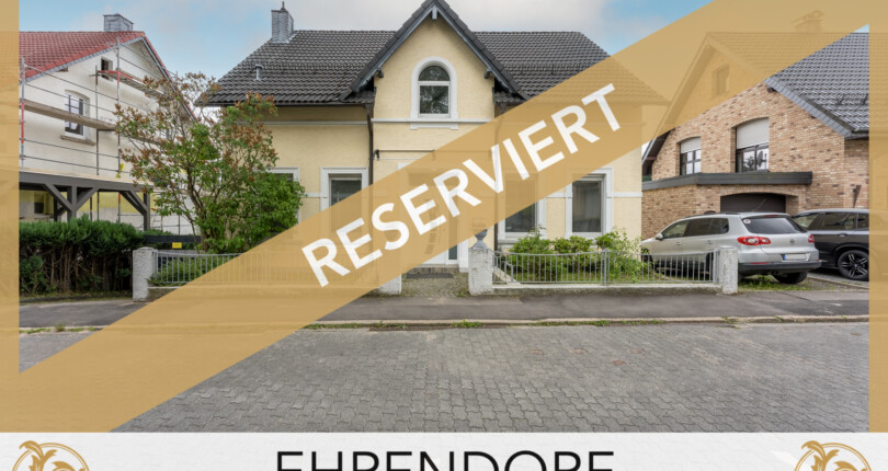 **Reserviert : Familienfreundliches Einfamilienhaus**